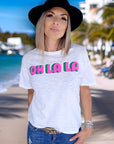 Tee-shirt blanc ohlala - 𝐌𝐚𝐫𝐢𝐧𝐚𝟒𝟒𝐟𝐚𝐦𝐢𝐥𝐲