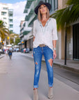 🔥Jean Eva use bleu - 𝐌𝐚𝐫𝐢𝐧𝐚𝟒𝟒𝐟𝐚𝐦𝐢𝐥𝐲