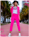Veste chic fuchsia - 𝐌𝐚𝐫𝐢𝐧𝐚𝟒𝟒𝐟𝐚𝐦𝐢𝐥𝐲