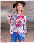 Blouse lin tie and dye - 𝐌𝐚𝐫𝐢𝐧𝐚𝟒𝟒𝐟𝐚𝐦𝐢𝐥𝐲