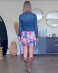 Veste cloutés en denim - 𝐌𝐚𝐫𝐢𝐧𝐚𝟒𝟒𝐟𝐚𝐦𝐢𝐥𝐲