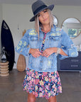 Veste tag en denim - 𝐌𝐚𝐫𝐢𝐧𝐚𝟒𝟒𝐟𝐚𝐦𝐢𝐥𝐲