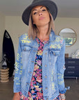 Veste tag en denim - 𝐌𝐚𝐫𝐢𝐧𝐚𝟒𝟒𝐟𝐚𝐦𝐢𝐥𝐲