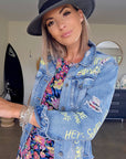 Veste tag en denim - 𝐌𝐚𝐫𝐢𝐧𝐚𝟒𝟒𝐟𝐚𝐦𝐢𝐥𝐲