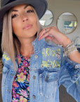 Veste tag en denim - 𝐌𝐚𝐫𝐢𝐧𝐚𝟒𝟒𝐟𝐚𝐦𝐢𝐥𝐲
