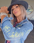 Veste tag en denim - 𝐌𝐚𝐫𝐢𝐧𝐚𝟒𝟒𝐟𝐚𝐦𝐢𝐥𝐲