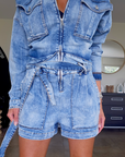 Combi-short en denim - 𝐌𝐚𝐫𝐢𝐧𝐚𝟒𝟒𝐟𝐚𝐦𝐢𝐥𝐲