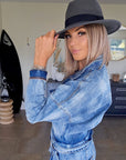 Combi-short en denim - 𝐌𝐚𝐫𝐢𝐧𝐚𝟒𝟒𝐟𝐚𝐦𝐢𝐥𝐲