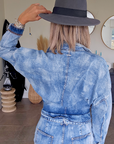 Combi-short en denim - 𝐌𝐚𝐫𝐢𝐧𝐚𝟒𝟒𝐟𝐚𝐦𝐢𝐥𝐲