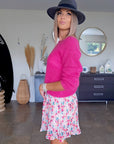 Pull cardigan fuchsia - 𝐌𝐚𝐫𝐢𝐧𝐚𝟒𝟒𝐟𝐚𝐦𝐢𝐥𝐲