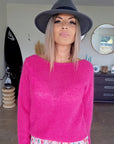 Pull cardigan fuchsia - 𝐌𝐚𝐫𝐢𝐧𝐚𝟒𝟒𝐟𝐚𝐦𝐢𝐥𝐲