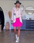 Jupe courte fuchsia - 𝐌𝐚𝐫𝐢𝐧𝐚𝟒𝟒𝐟𝐚𝐦𝐢𝐥𝐲