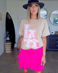 Jupe courte fuchsia - 𝐌𝐚𝐫𝐢𝐧𝐚𝟒𝟒𝐟𝐚𝐦𝐢𝐥𝐲