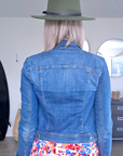 Veste cloutés en denim - 𝐌𝐚𝐫𝐢𝐧𝐚𝟒𝟒𝐟𝐚𝐦𝐢𝐥𝐲