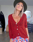 Cardigan ajouré - 𝐌𝐚𝐫𝐢𝐧𝐚𝟒𝟒𝐟𝐚𝐦𝐢𝐥𝐲