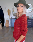 Cardigan ajouré - 𝐌𝐚𝐫𝐢𝐧𝐚𝟒𝟒𝐟𝐚𝐦𝐢𝐥𝐲