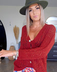 Cardigan ajouré - 𝐌𝐚𝐫𝐢𝐧𝐚𝟒𝟒𝐟𝐚𝐦𝐢𝐥𝐲