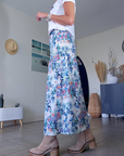 Jupe maxi flowers - 𝐌𝐚𝐫𝐢𝐧𝐚𝟒𝟒𝐟𝐚𝐦𝐢𝐥𝐲