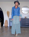 Chemise bleue - 𝐌𝐚𝐫𝐢𝐧𝐚𝟒𝟒𝐟𝐚𝐦𝐢𝐥𝐲