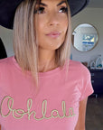 Tee-shirt rose ohlala - 𝐌𝐚𝐫𝐢𝐧𝐚𝟒𝟒𝐟𝐚𝐦𝐢𝐥𝐲