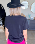 Tee-shirt noir à tag - 𝐌𝐚𝐫𝐢𝐧𝐚𝟒𝟒𝐟𝐚𝐦𝐢𝐥𝐲