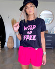 Tee-shirt noir à tag - 𝐌𝐚𝐫𝐢𝐧𝐚𝟒𝟒𝐟𝐚𝐦𝐢𝐥𝐲