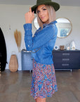 Chemise cloutées en denim - 𝐌𝐚𝐫𝐢𝐧𝐚𝟒𝟒𝐟𝐚𝐦𝐢𝐥𝐲