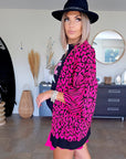 Gilet léopard fuchsia - 𝐌𝐚𝐫𝐢𝐧𝐚𝟒𝟒𝐟𝐚𝐦𝐢𝐥𝐲