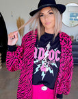 Gilet léopard fuchsia - 𝐌𝐚𝐫𝐢𝐧𝐚𝟒𝟒𝐟𝐚𝐦𝐢𝐥𝐲