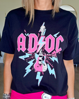 Tee-shirt noir AD⚡︎OC - 𝐌𝐚𝐫𝐢𝐧𝐚𝟒𝟒𝐟𝐚𝐦𝐢𝐥𝐲