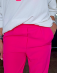 Pantalon chic fuchsia - 𝐌𝐚𝐫𝐢𝐧𝐚𝟒𝟒𝐟𝐚𝐦𝐢𝐥𝐲