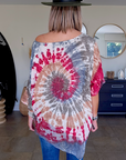 Blouse lin tie and dye - 𝐌𝐚𝐫𝐢𝐧𝐚𝟒𝟒𝐟𝐚𝐦𝐢𝐥𝐲
