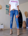 🔥Jean Eva use bleu - 𝐌𝐚𝐫𝐢𝐧𝐚𝟒𝟒𝐟𝐚𝐦𝐢𝐥𝐲
