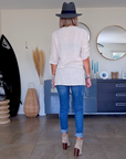 Blouse en lin crème - 𝐌𝐚𝐫𝐢𝐧𝐚𝟒𝟒𝐟𝐚𝐦𝐢𝐥𝐲
