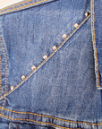 Veste cloutés en denim - 𝐌𝐚𝐫𝐢𝐧𝐚𝟒𝟒𝐟𝐚𝐦𝐢𝐥𝐲