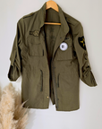 Veste militaire kaki - 𝐌𝐚𝐫𝐢𝐧𝐚𝟒𝟒𝐟𝐚𝐦𝐢𝐥𝐲
