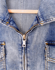 Combi-short en denim - 𝐌𝐚𝐫𝐢𝐧𝐚𝟒𝟒𝐟𝐚𝐦𝐢𝐥𝐲