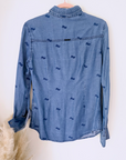 Chemise bleue - 𝐌𝐚𝐫𝐢𝐧𝐚𝟒𝟒𝐟𝐚𝐦𝐢𝐥𝐲