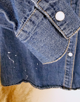 Chemise cloutées en denim - 𝐌𝐚𝐫𝐢𝐧𝐚𝟒𝟒𝐟𝐚𝐦𝐢𝐥𝐲