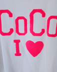 Sweat blanc I'COCO - 𝐌𝐚𝐫𝐢𝐧𝐚𝟒𝟒𝐟𝐚𝐦𝐢𝐥𝐲