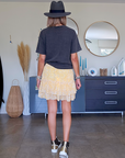 Jupe flowers jaune