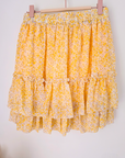 Jupe flowers jaune
