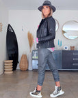 Perfecto noir en cuir