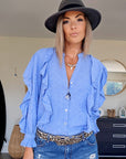 Chemise bleue