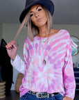 Pull tie and dye