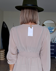 Robe beige