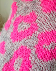 Pull léopard fuchsia