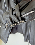 Perfecto noir en cuir