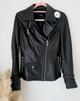 Perfecto noir en cuir
