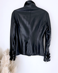 Perfecto noir en cuir